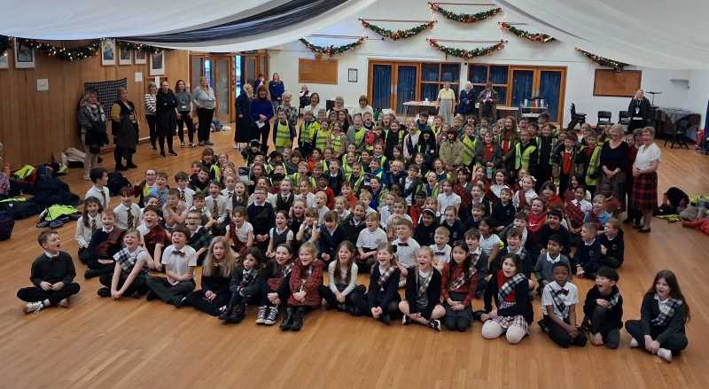 Galashiels primary schools ceilidh 2025